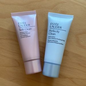 Ester Lauder  make up remover foam cleanser 2*30 ml. New